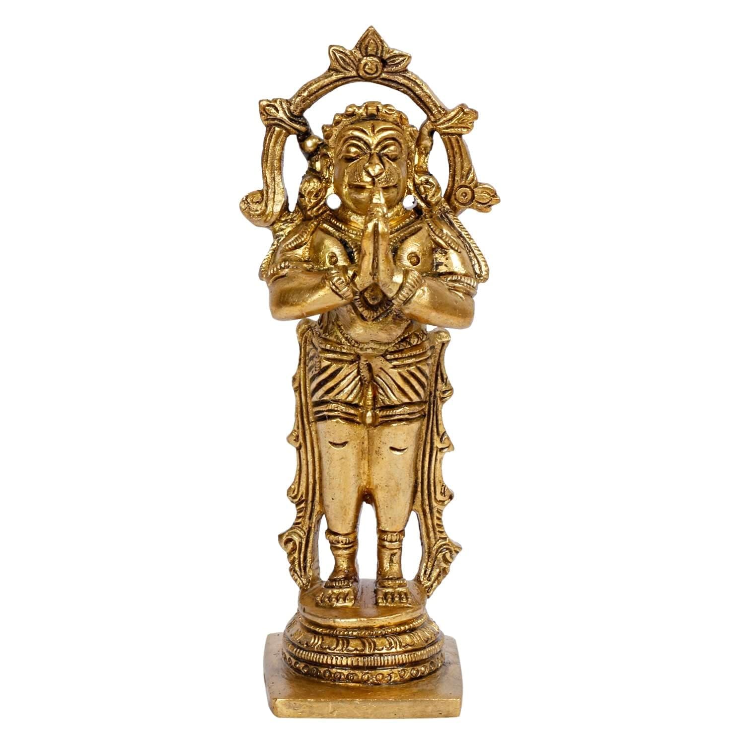 Figurine Dieu Hindou Hanuman pour Décoration de Salon Zen et Espace de Méditation