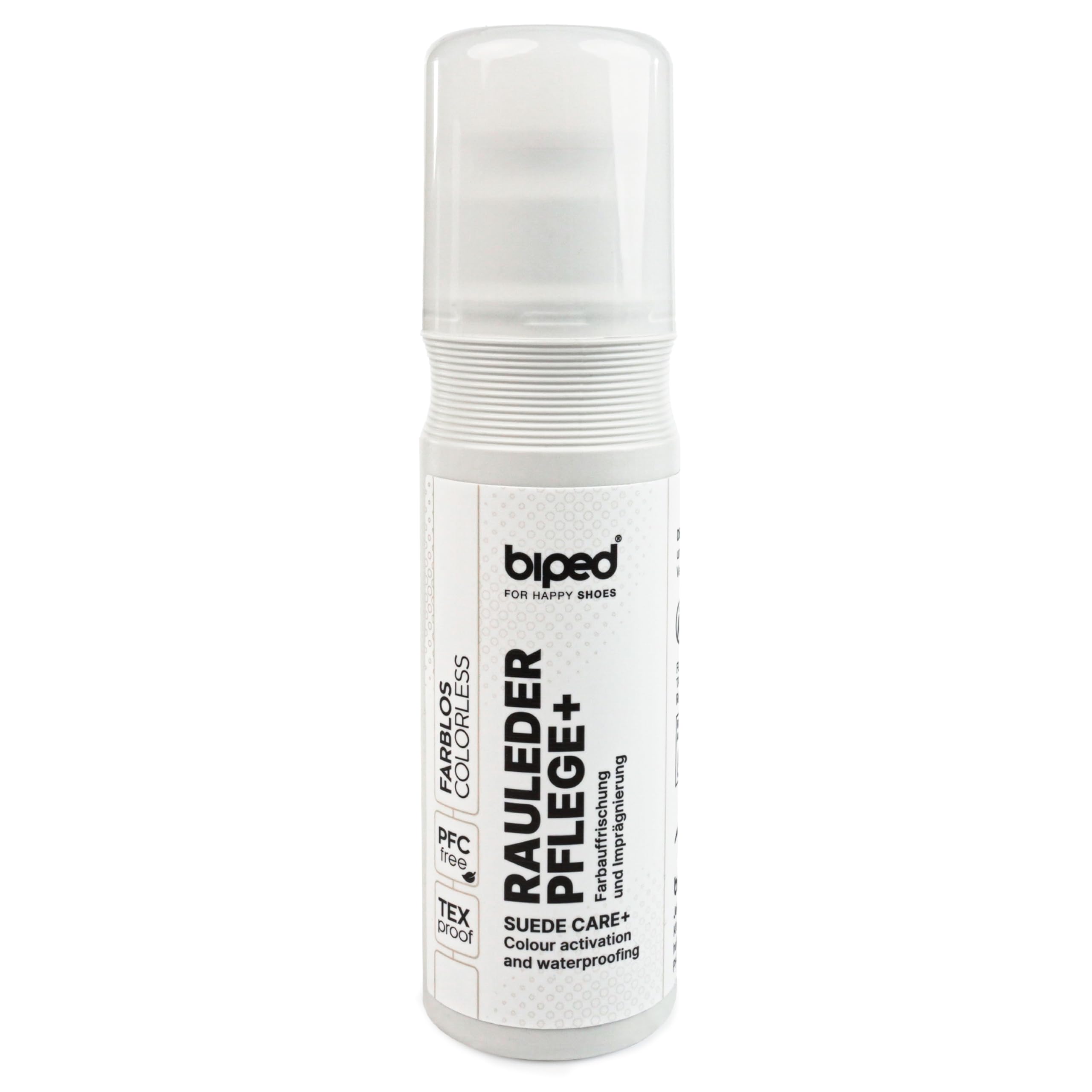 biped cuidado del ante - para avivar el color e impermeabilizar - tubo con aplicador de esponja para ante y nobuk de 75 ml z2790