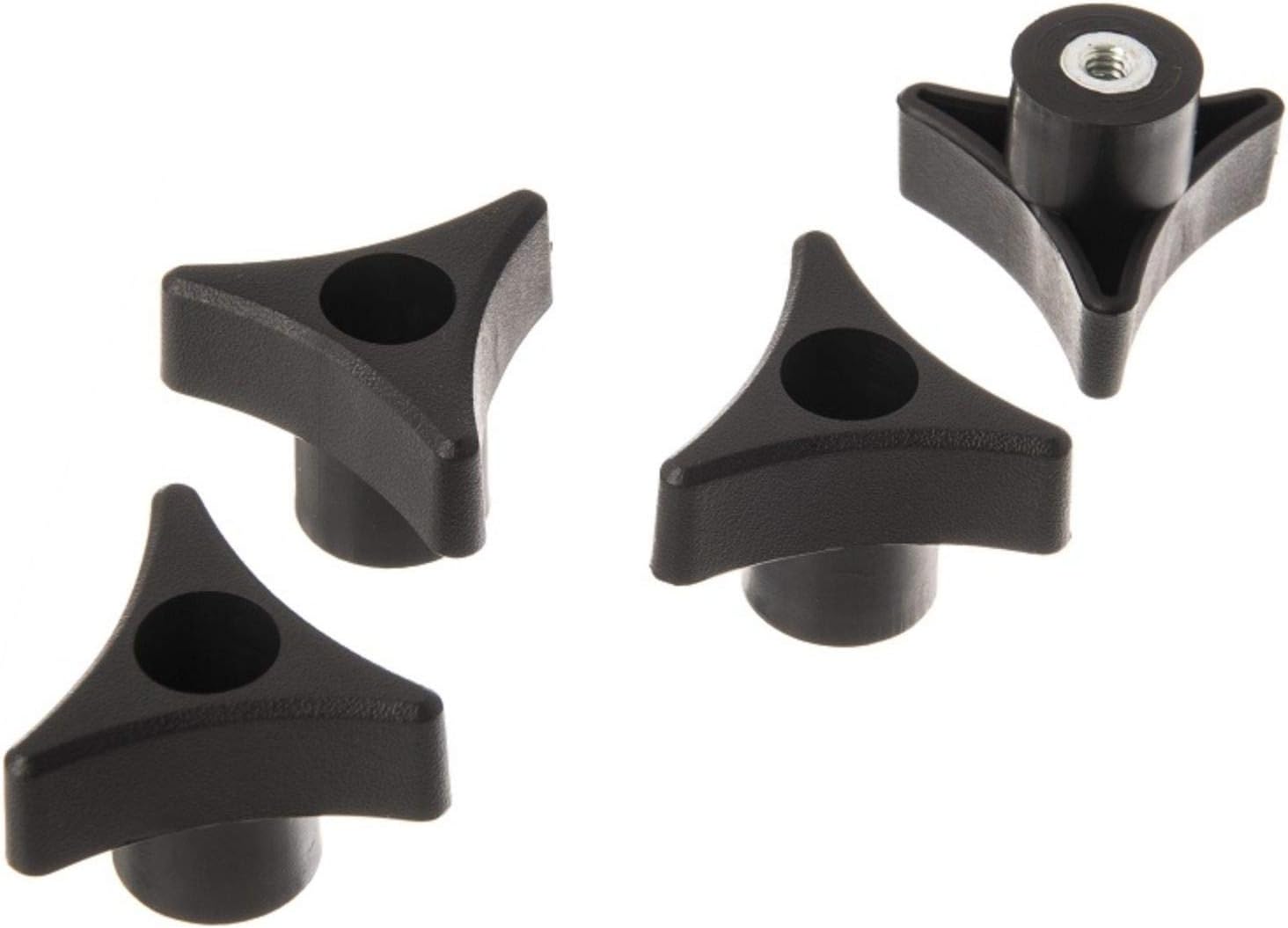 Frank A. Edmunds Co.FA Plastic Tension KNOB 4/PKG, Black