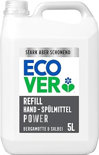 Ecover Power Geschirrspülmittel, Bergamotte & Salbei, 5L