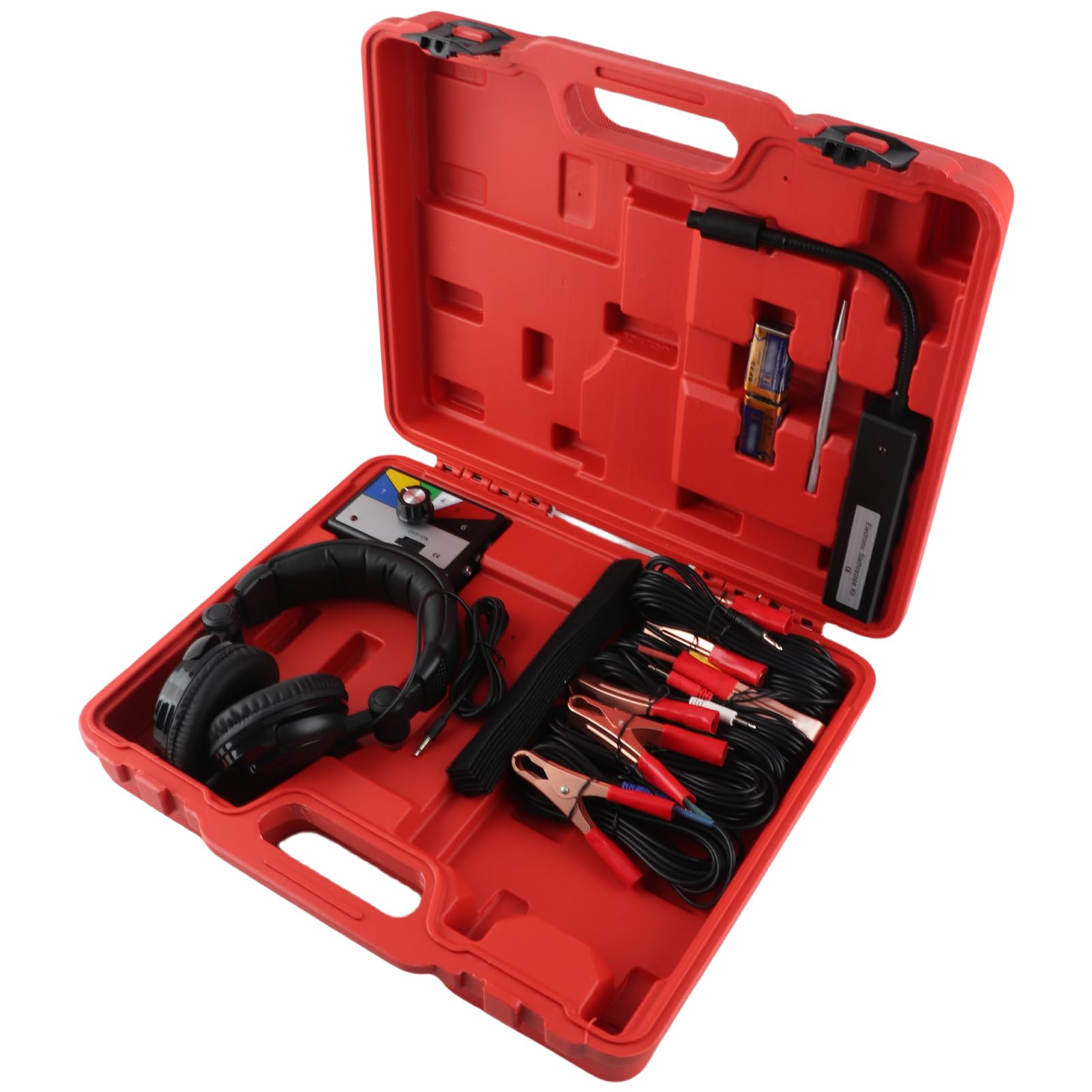 Kit de Diagnóstico de Estetoscopio Electrónico de 6 Canales: Detector de Ruido del Motor del Chasis del Automóvil con Sensibilidad de 800 Mv/g y Frecuencia de 24 KHz, Adecuado para Técnicos