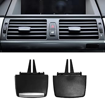 Front Row air Conditioning Vent Outlet tab Clip Compatible with BMW X5 E70 X6 E71 Air Grille Clips - A/C Vent Outlet Tab Clip Front
