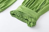 Vista 51 de Pantalones de algodón modal para mujer de AvaCostume, pantalones suaves para practicar yoga o deportes. Rojo vino