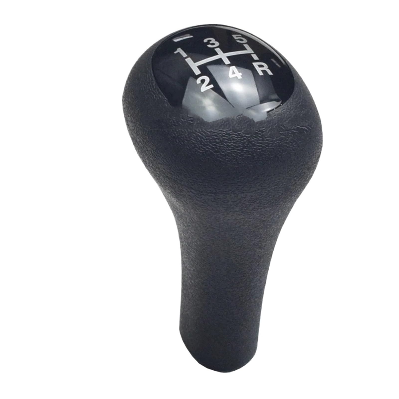 PYBYCEGNZK Car Interior Accessories for Focus MK1 1998-2005 5 6 Speed Car Gear Shift Knob Shifter Lever Stick(ABS 5R Speed)