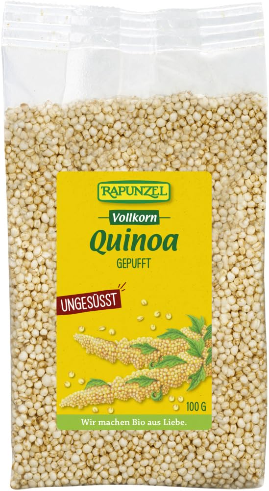Rapunzel Bio Vollkorn Quinoa gepufft HIH (6 x 100 gr)