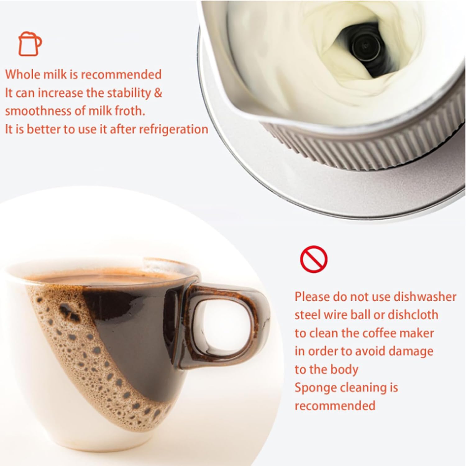 Caffettiera, Moka elettrica e montalatte, Caffettiera a percolatore Caffettiera, Mini macchina automatica per la schiumatura del latte per uso domestico, per cappuccino, moka e latte macchiato