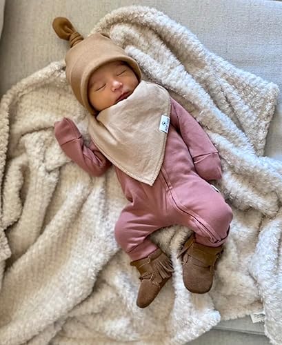 Miniatura 2 de DiaperSquad's Baby Bibs for Drooling and Teething, Bibs for Boys, Baby Girl - Solid Cotton Baby Drool Bibs Tenue,Básicos,Brights,Oscuros