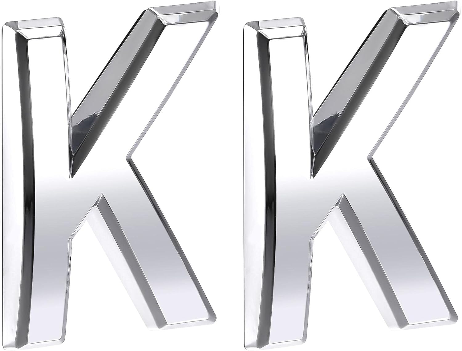 Self Adhesive House Letter, 1.97 Inch ABS Plastic Letter K