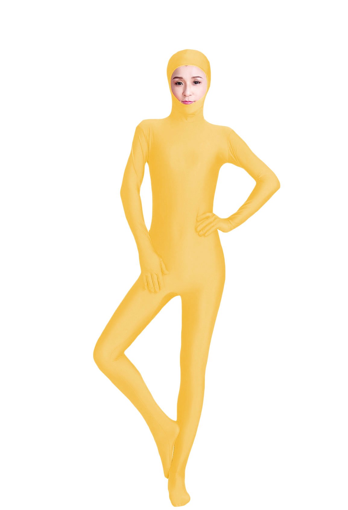 WOLF UNITARDBodysuit Zentai Unitard with Face Open