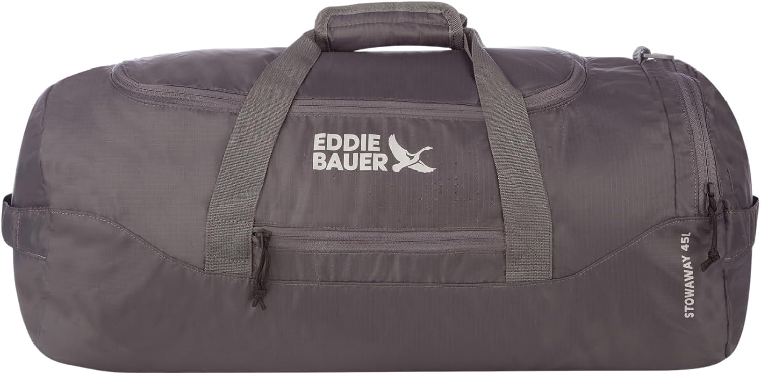 Eddie Bauer Stowaway Packable Duffel Bag | Travel | Foldable | Lightweight | Dur…