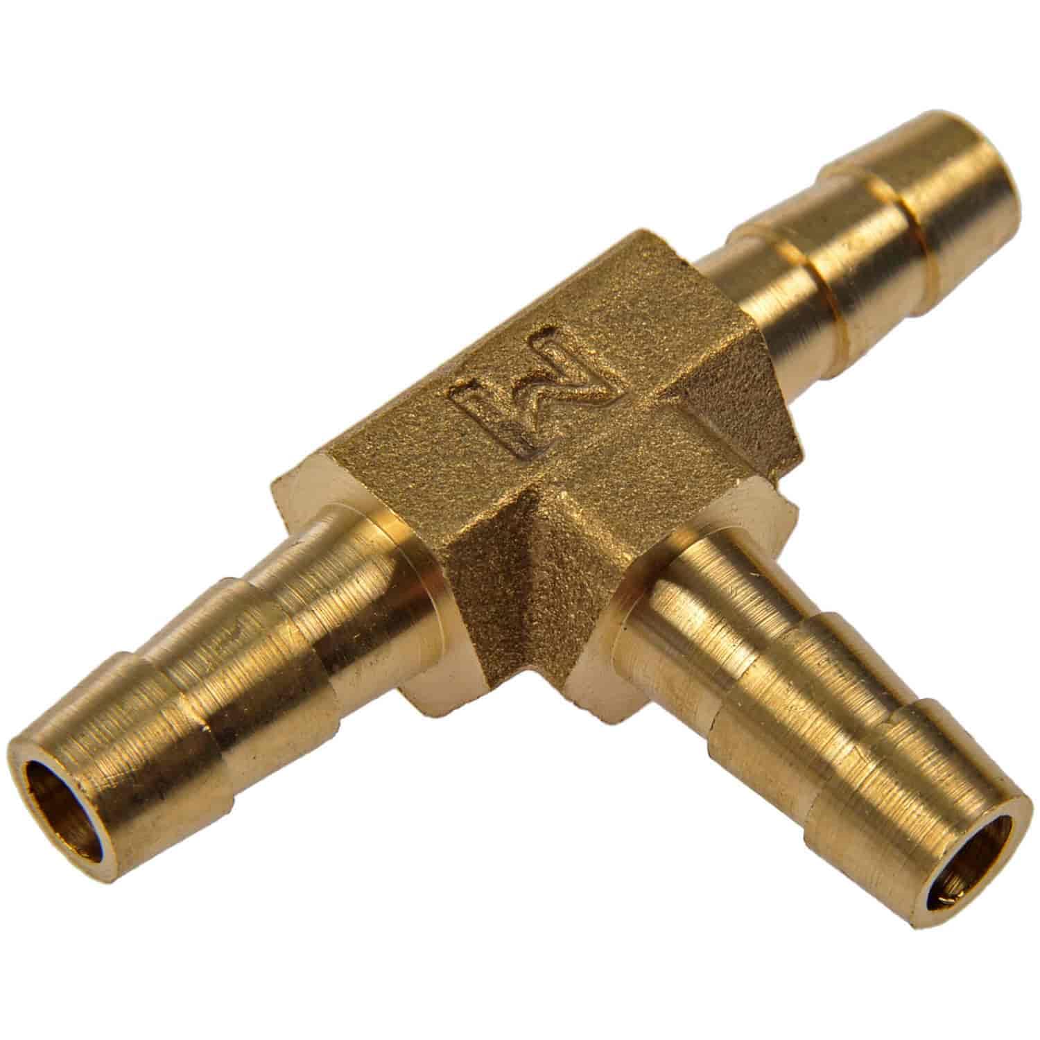 Conector en T de 1/4 pulgadas Dorman 788029 resistente a la presión para mantenimiento técnico