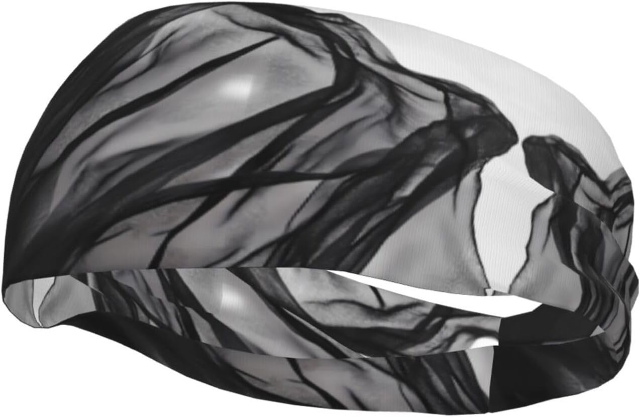 Unisex Sports Headband, Mercury Veil Basketball Elastic Headband, Exercise Running Cycling Yoga Fitness Sweat Band,