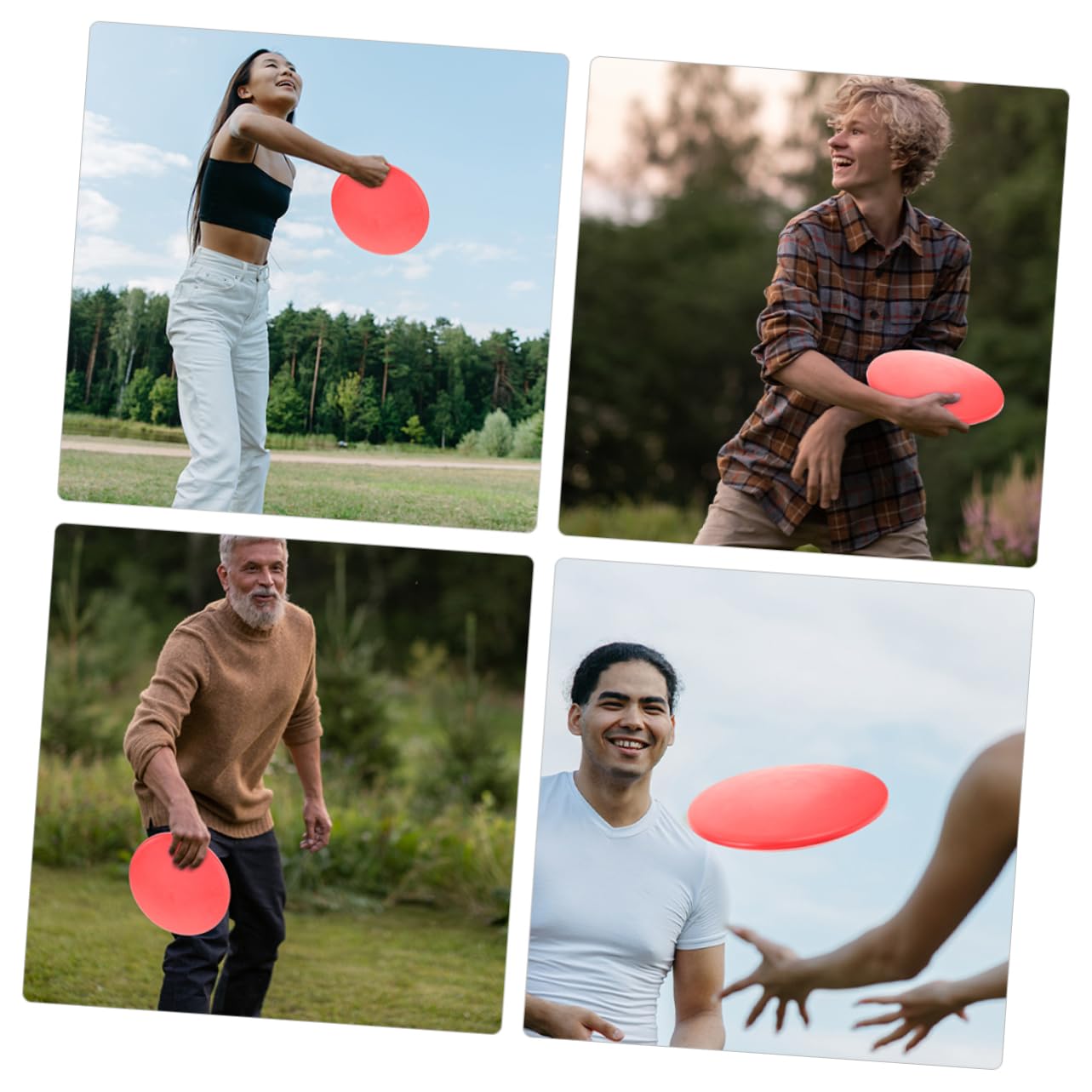 BIUDECO 2Pcs Reusable Pitching Practice Discs Durable Softball Training Discs for Endurance Building Non Slip Edge Design for Outdoor Practice and Skill Development