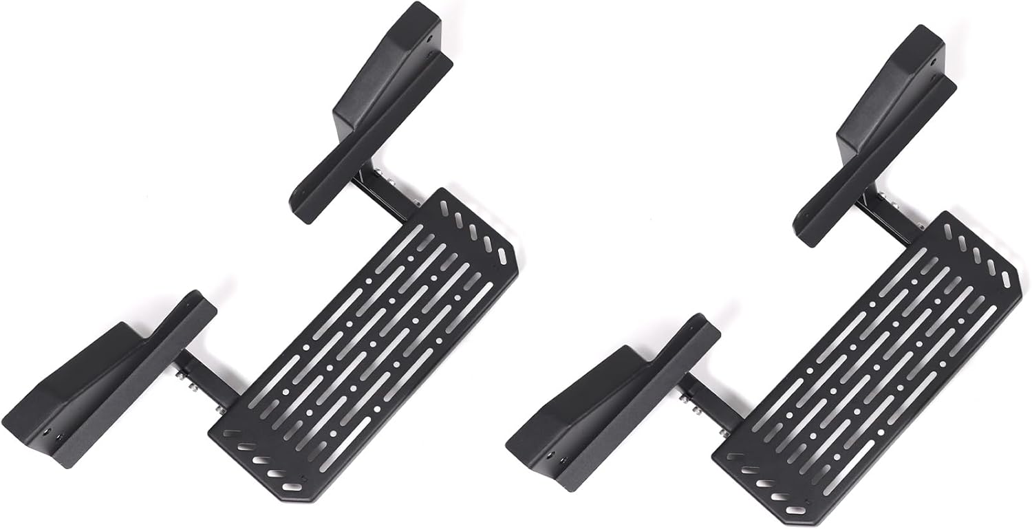 2PCS Running Boards Compatible with Nissan Frontier 2022-2025 Carbon Steel Anti-Slip Front Door Side Pedal Truck Side Steps Step Bars Side Step Rail Nerf Pedals Exterior Accessories