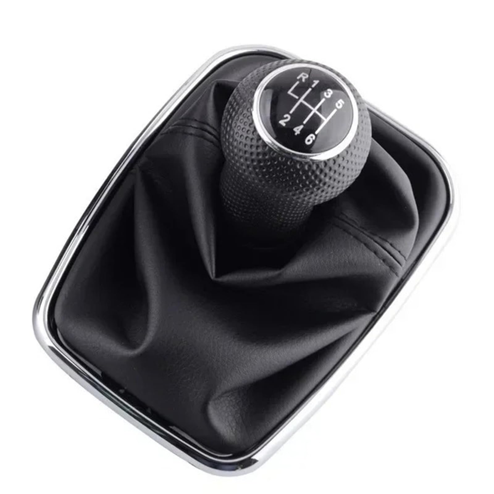 Dajmsuy 6 Speed For Vw Mk4 For Jetta For Bora 1999-2004 12Mm Speed Black Frame Gear Shift Knob Lever Gaiter Boot Car Gear Shift(6 Speed)