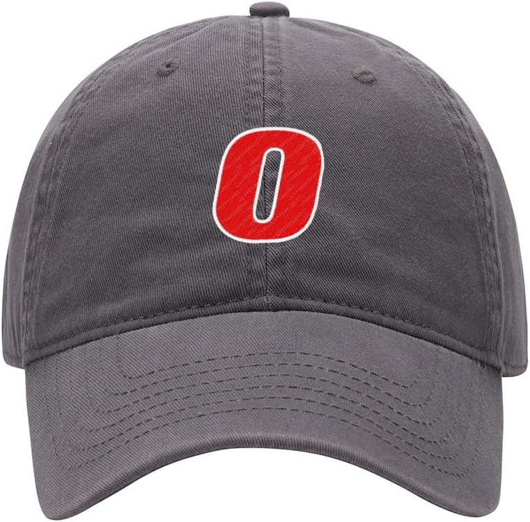 Baseball Cap Men Handsome Letter O Embroidered Washed Cotton Dad Hat Baseball Caps