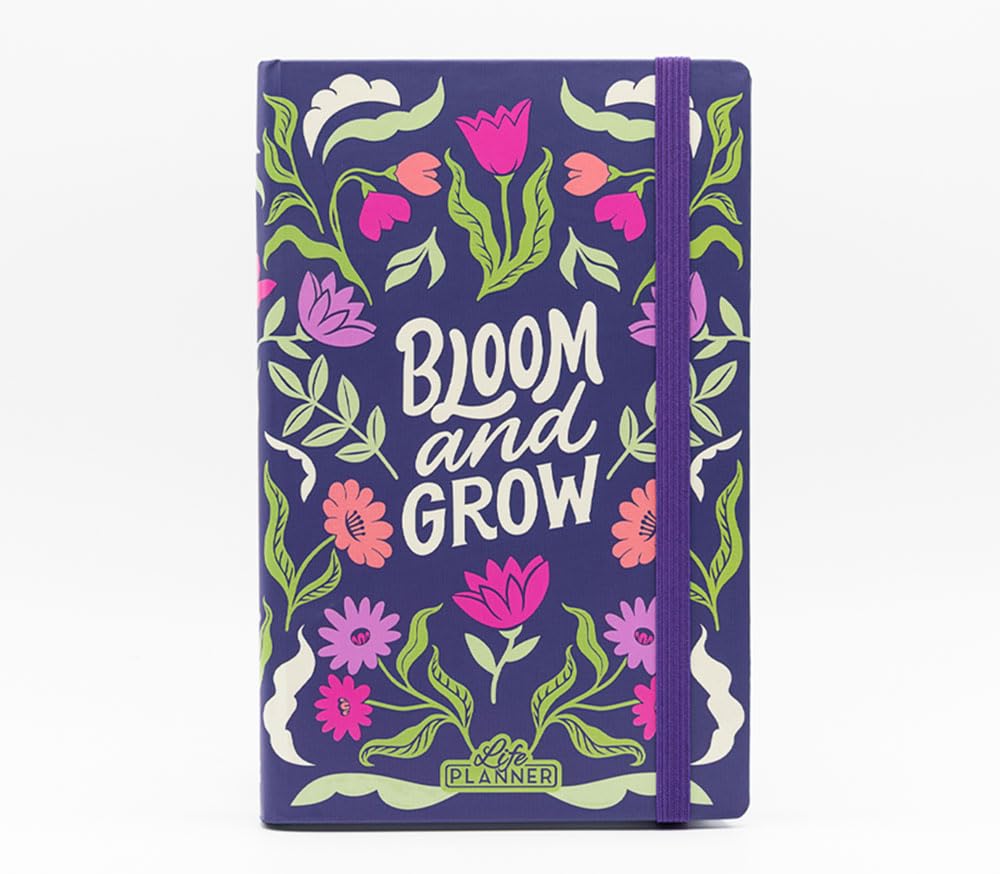 Life Planner Motivational Diary Made in Italy, Limited 3D Bloom Rose (2024), Small