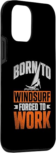 Miniatura 3 de iPhone 12 mini Born To Windsurf Forced To Work Surfing Case