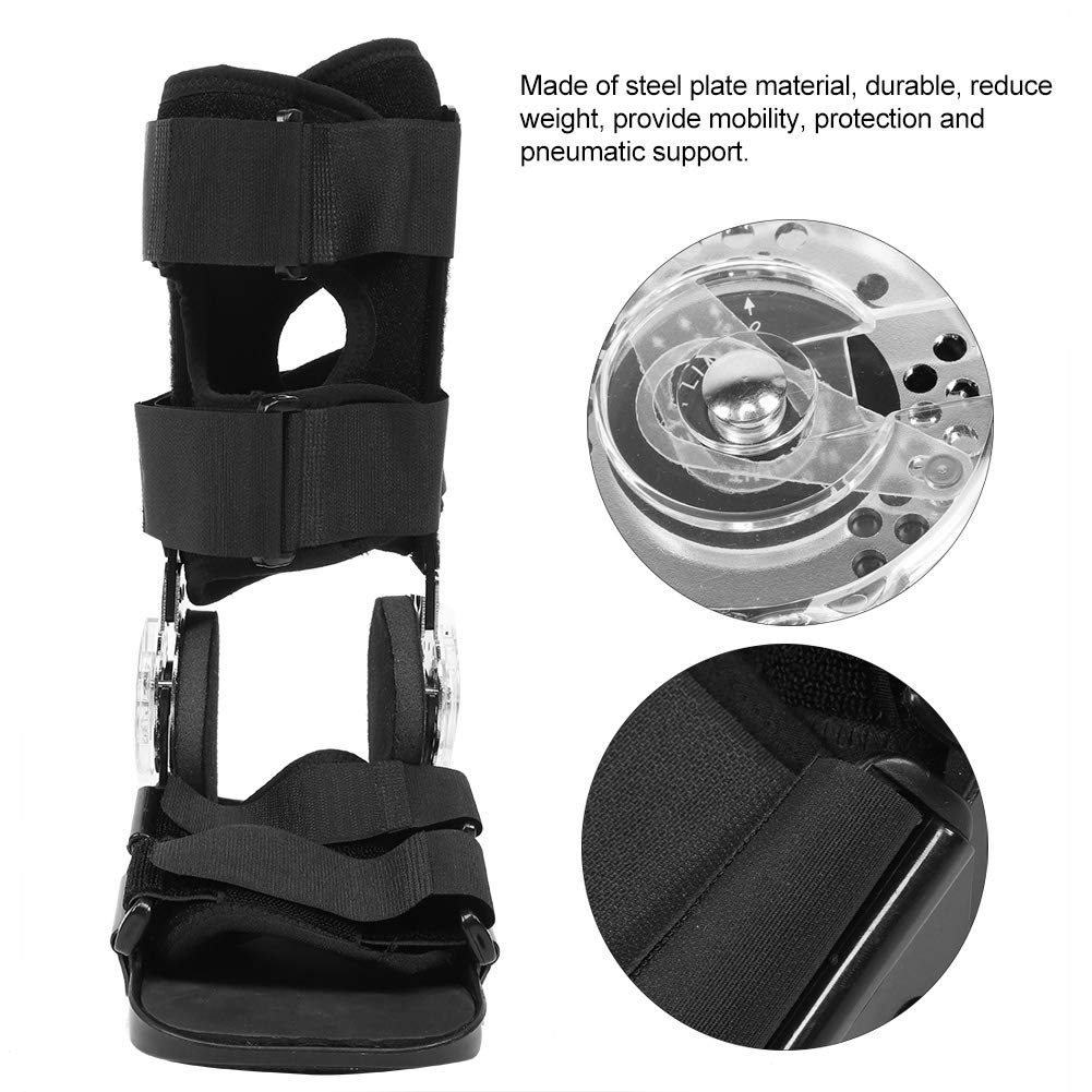 Soporte para bota para fractura de tobillo, soporte y bota protectora para fracturas en el pie de la pierna, cirugía posterior al ligamento y tendón, esguinces de tobillo y reparaciones de Aquiles