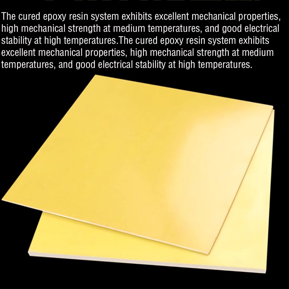Resina Epossidica,per Lavorazioni Creative, Taglio Moderato, Progetti Manuali e Modellismo con Struttura Regolare e Buona Maneggevolezza,500mm×500mm×5mm（1pcs）