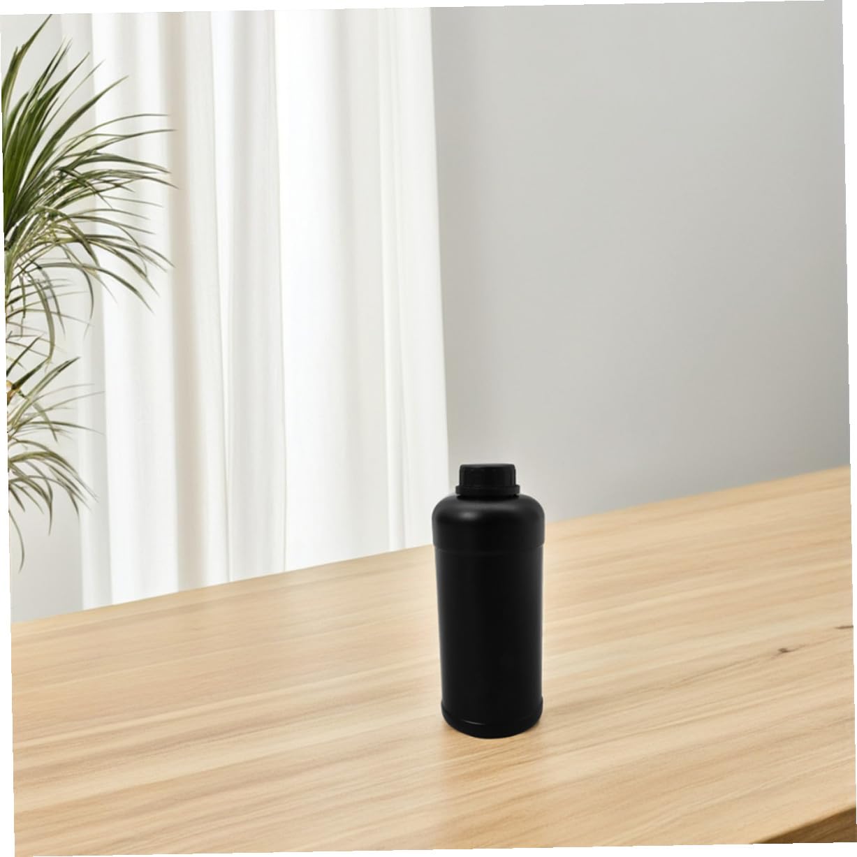 Botella de Plástico de Laboratorio Tapa Segura 1000ml Opaca