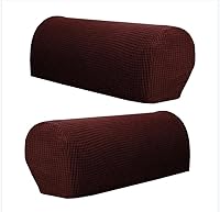 Vista 5 de Fundas elásticas para reposabrazos de sofá, fundas transpirables para reposabrazos para sofás y sillas, resistentes a los arañazos, protegen
