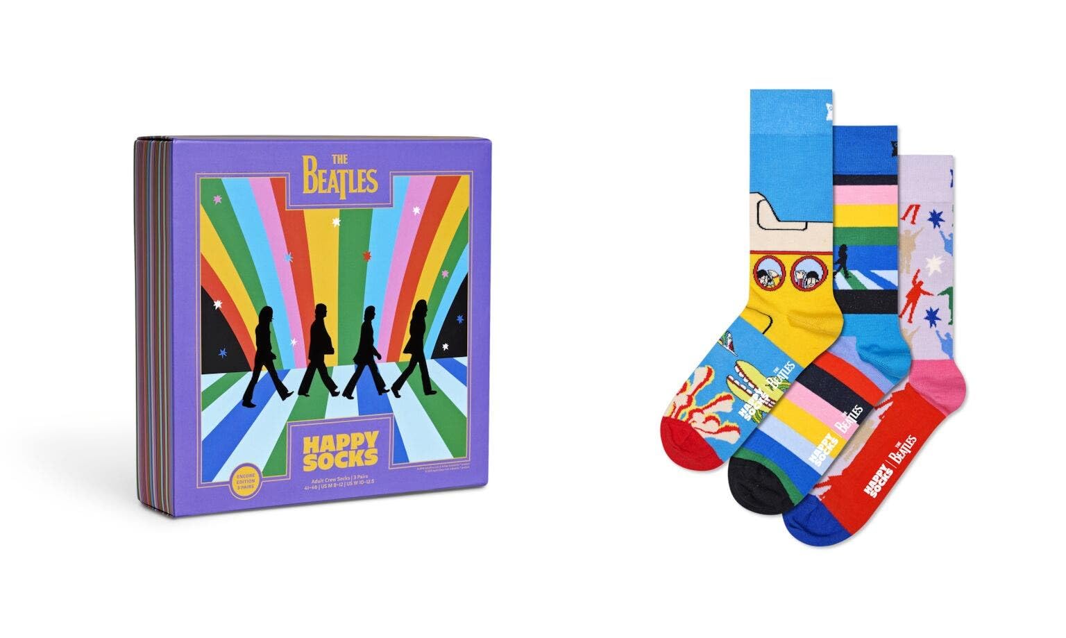 The Beatles Socks - Beatles Editon Gift Box with Funny Socks for Great Fans-image-5
