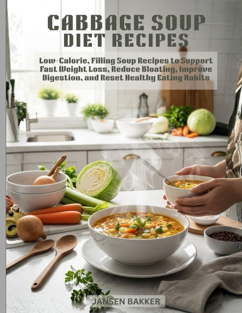 Cabbage Soup Diet Recipes: Low-Calorie, Filling Soup Recipes to Support Fast Weight Loss, Reduce Bloating, Improve Digestion, and Reset Healthy Eating Habits