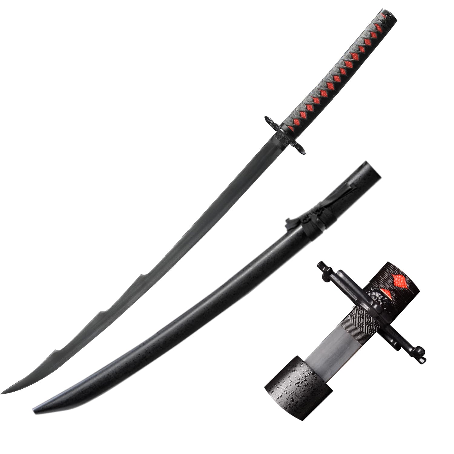 Handmade Katana Samurai Sword, Kurosaki Ichigo Sword, Cosplay Anime Sword Zanpakutou New Moon