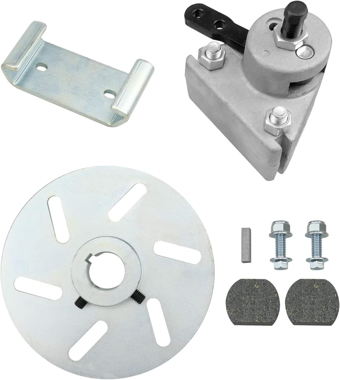 Mechanical Brake Caliper and Bracket with Pads Fit for