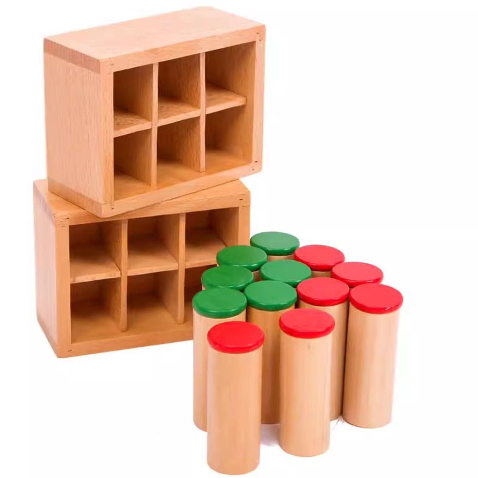 Materiales Sensoriales del Tubo Auditivo, Tubo de Sonido Montessori Ayudas Didácticas Auditivas