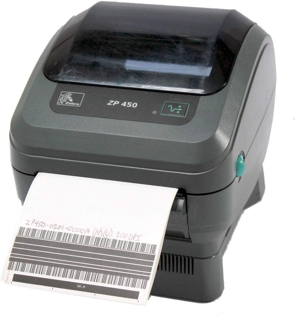 Zebra ZP 450 ZP450-0201-0000A Direct Thermal Barcode Label Printer Network USB Peeler 203dpi (Renewed)