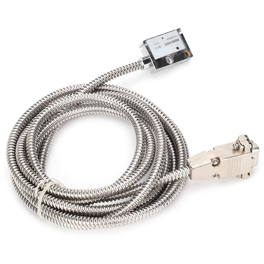 Cocoarm Głowica Odczytująca Magnetycznego Enkodera Liniowego, Enkoder Liniowy ze Stopu Aluminium Rozdzielczość 5 μM DC5V IP67 Kabel do Frezarki Szlifierka do Cięcia Kamienia