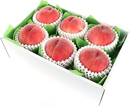 Peach Made in Yamanashi Prefecture, Fukushima Prefecture, Select Aoki Fruit Meister, Medium Agent, Summer Fruit Gift, Gift, Birthday Gift, Housewarming Celebration, Baby Gift, Thank You, Hospital Extermination Celebration, RC (6 Small Balls)