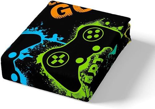 Miniatura 2 de Feelyou Juego de funda de edredón para niños y niñas, tamaño individual, juego de ropa de cama de videojuegos, decoración del hogar, funda de Multi