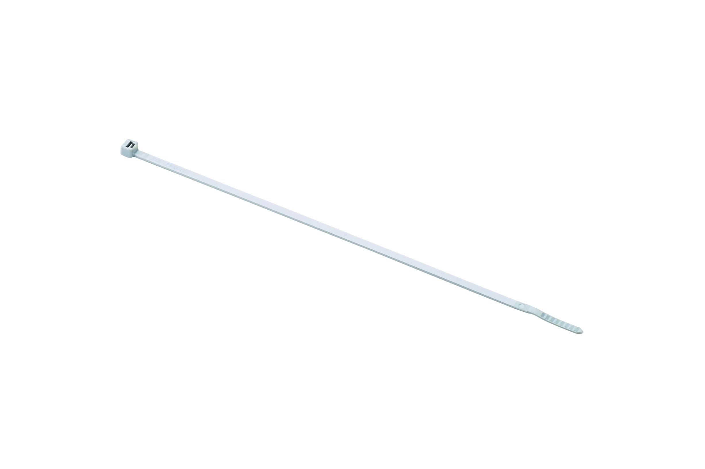 Panduit PLT2I-M8 Cable Tie, Intermediate, Nylon 6.6, 8.0-Inch Length, Gray (1,000-Pack)