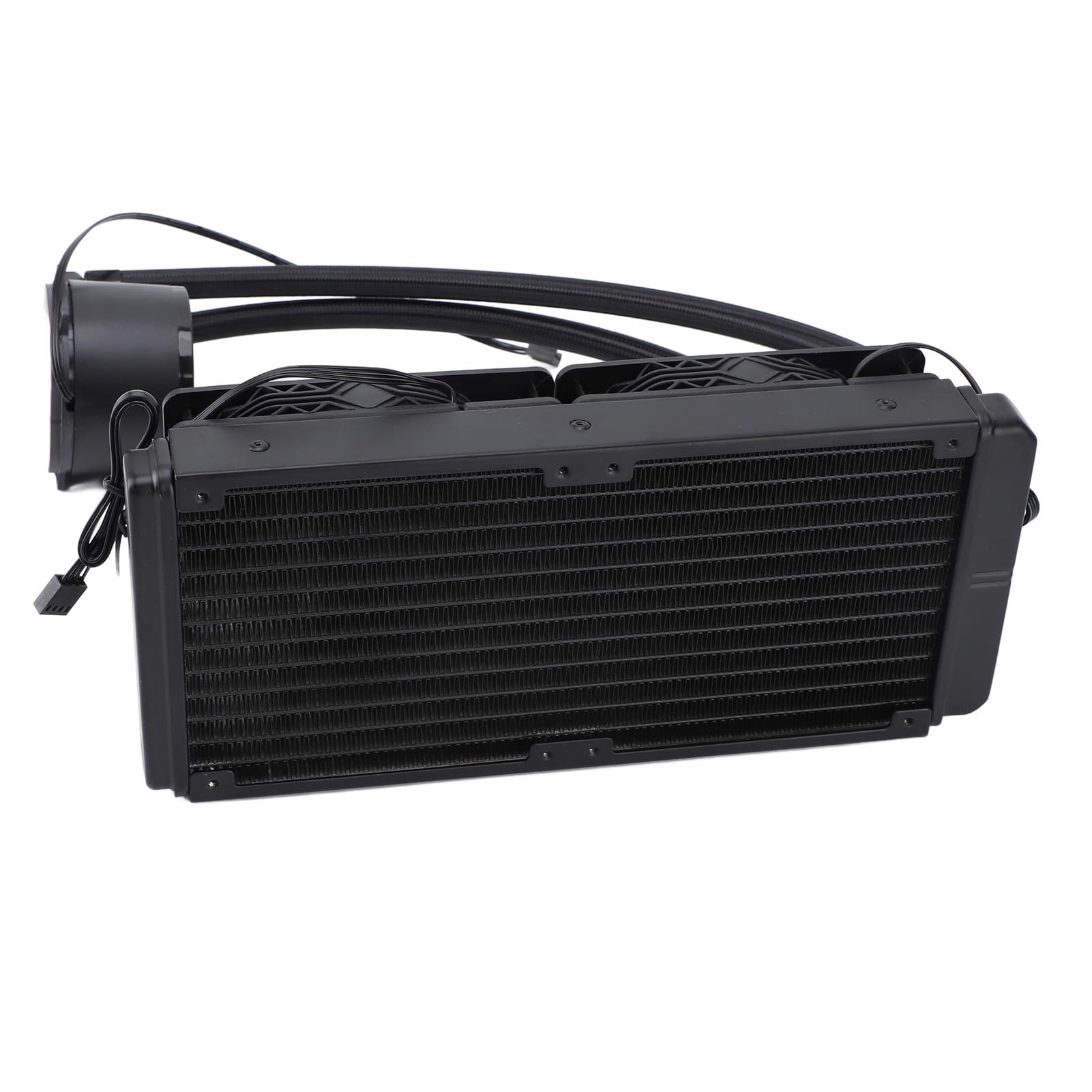 Generic Raffreddatore Ad Acqua ARGB da 240 Mm per CPU con Doppie Ventole da 120 Mm per un Raffreddamento Migliorato, Progettato per Sistemi di Gioco e Prestazioni, Design Affidabile in Rame e
