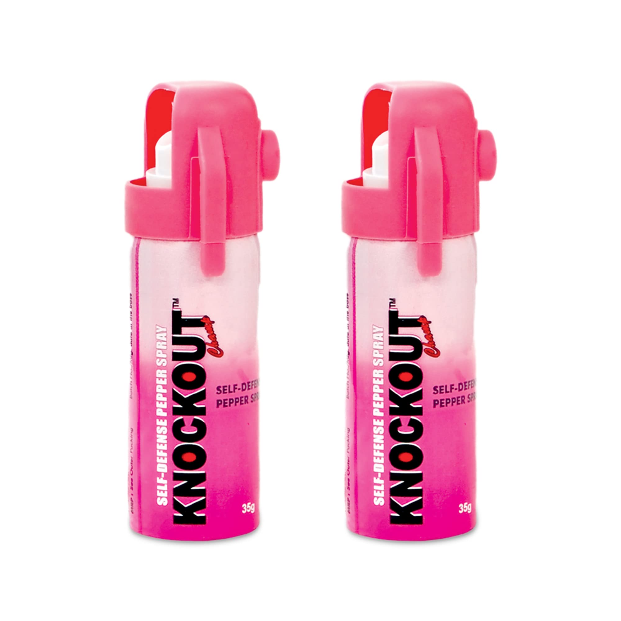 Knockout Pepper Spray for Self Defence Small Pocket Size Reliable Effective Self Defense Spray Pack of 2