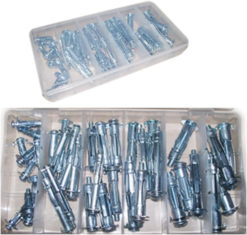 40 PCS Molly Bolt Anchors Assortment