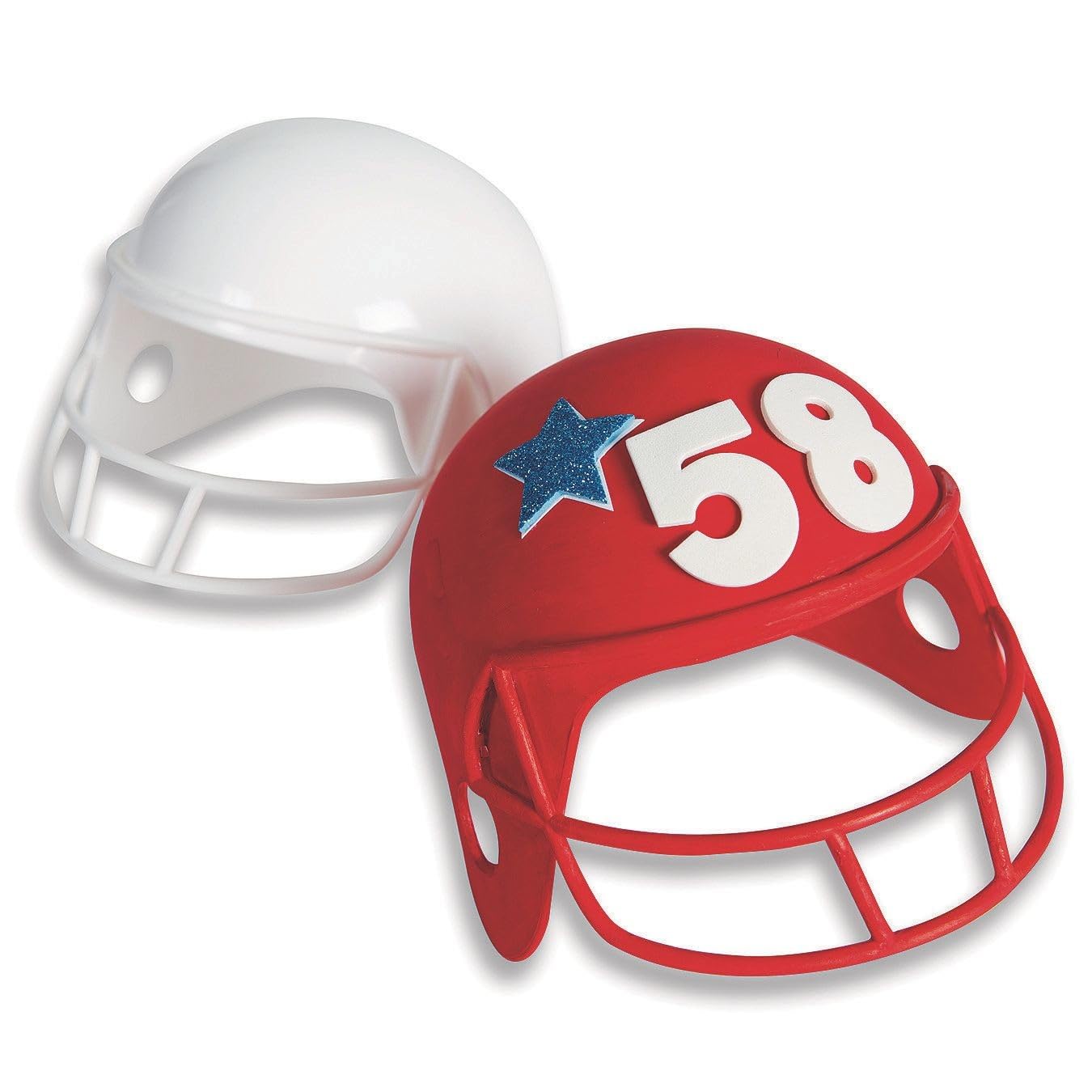Amazon.com: S&S Color-Me White Football Helmets, Personalize with Team Logo & Colors, Decorate with Permanent Markers, Paint or Stickers, Camp, Sports, Plastic, Decorative Use Only, 6 x 4-1/2", Pack of 12 : Amazon.com: S&S Color-Me White Football Helmets, Personalize with Team Logo & Colors, Decorate with Permanent Markers, Paint or Stickers, Camp, Sports, Plastic, Decorative Use Only, 6 x 4-1/2", Pack of 12 :