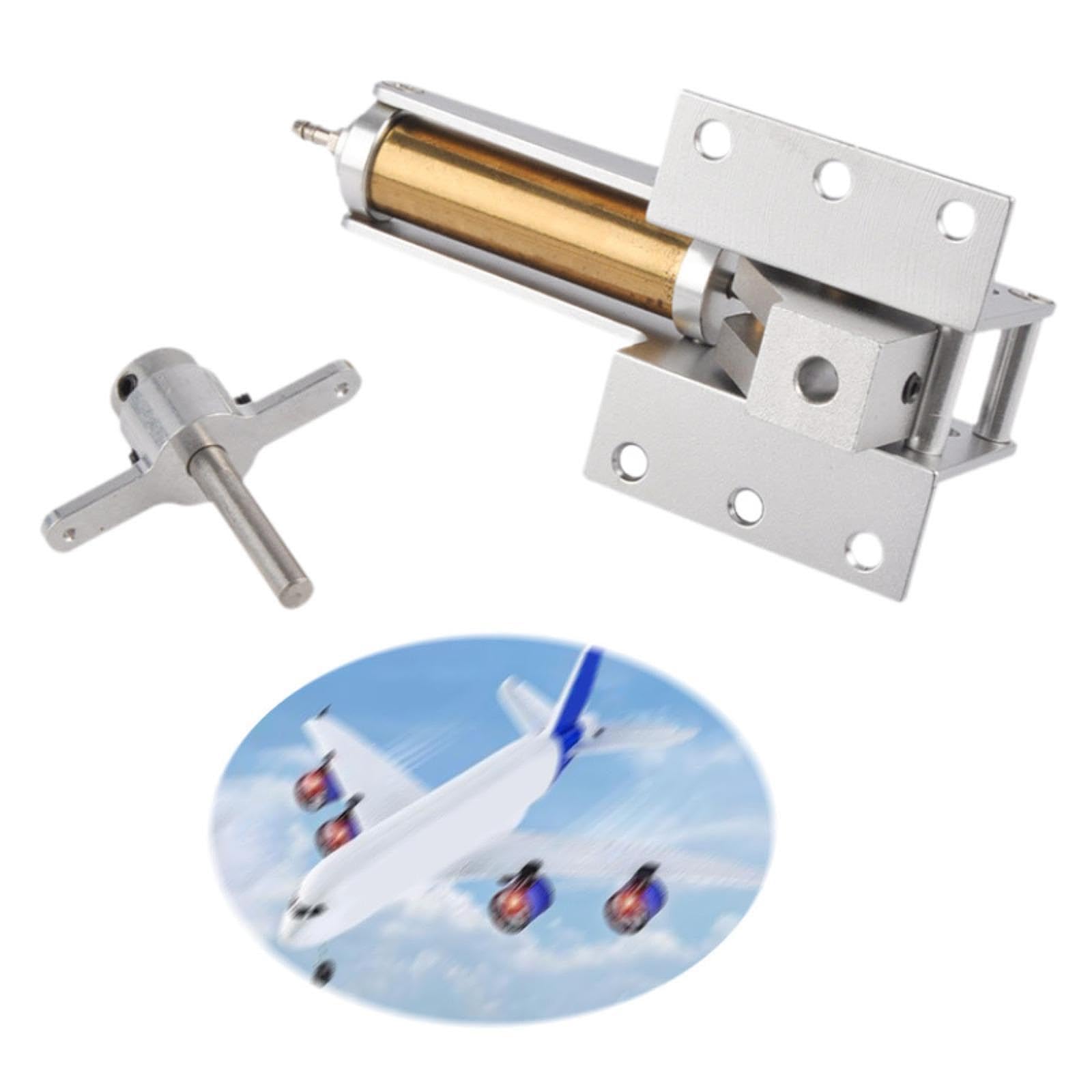 Tren de Aterrizaje para Aviones RC con Soportes de puntal, fácil de instr, repuestos, Piezas para Aviones RC, Accesorios para de Fija