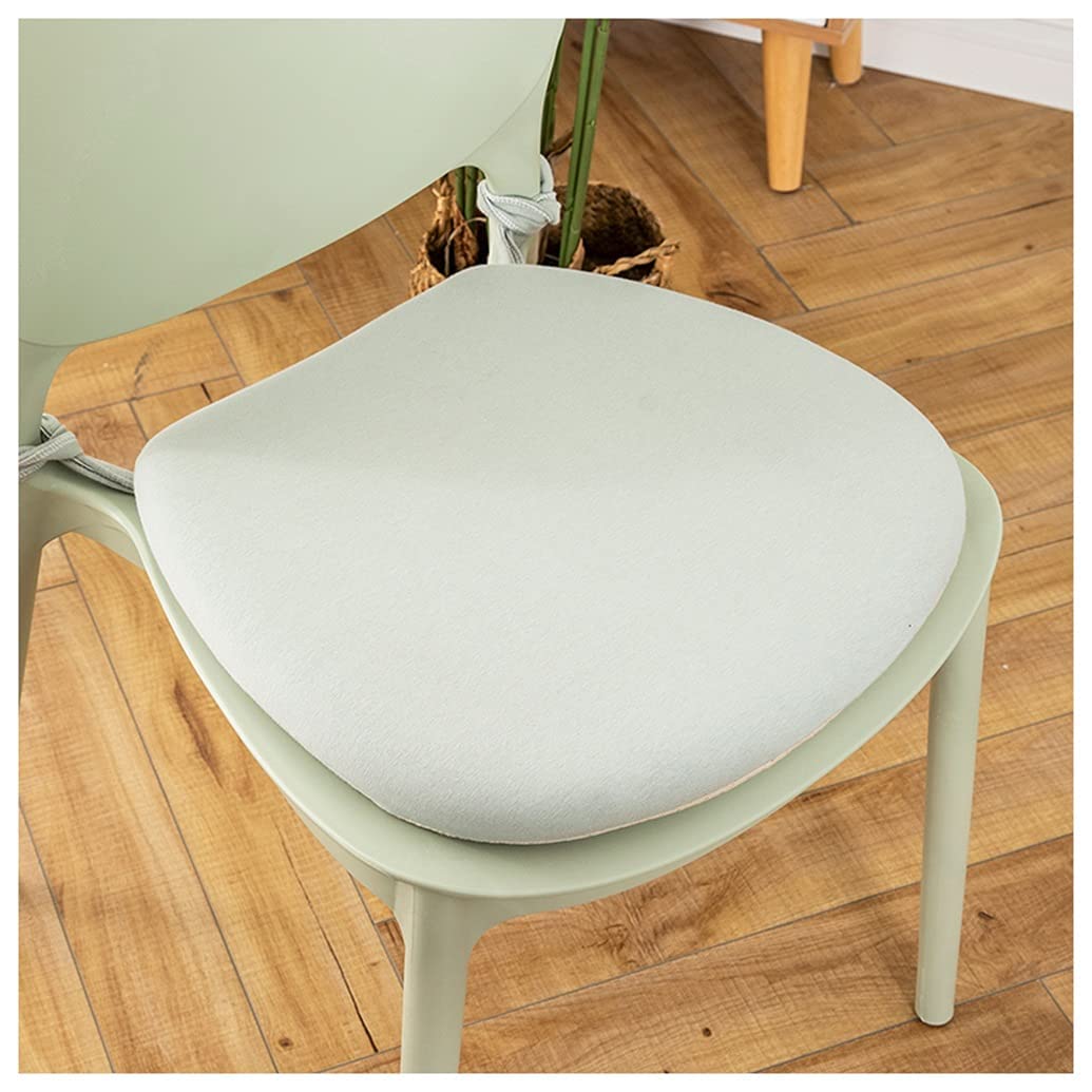 Coussin de chaise avec attaches en mousse à mémoire de forme et sa housse de cuisine lavable