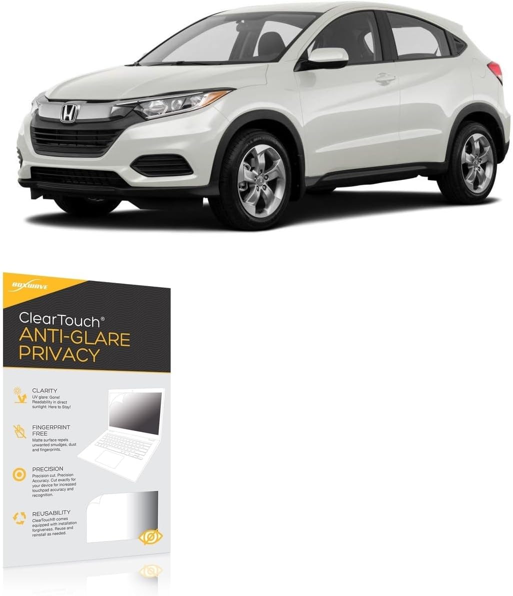 BoxWave Screen Protector Compatible With Honda 2021 HR-V Display (7 in) - ClearTouch Anti-Glare Privacy (2-Pack), Privacy Screen Protector Flexible Film Anti-Glare