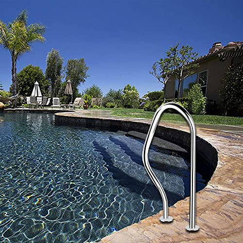 Barandal para piscina de acero inoxidable pulido miniatura 1
