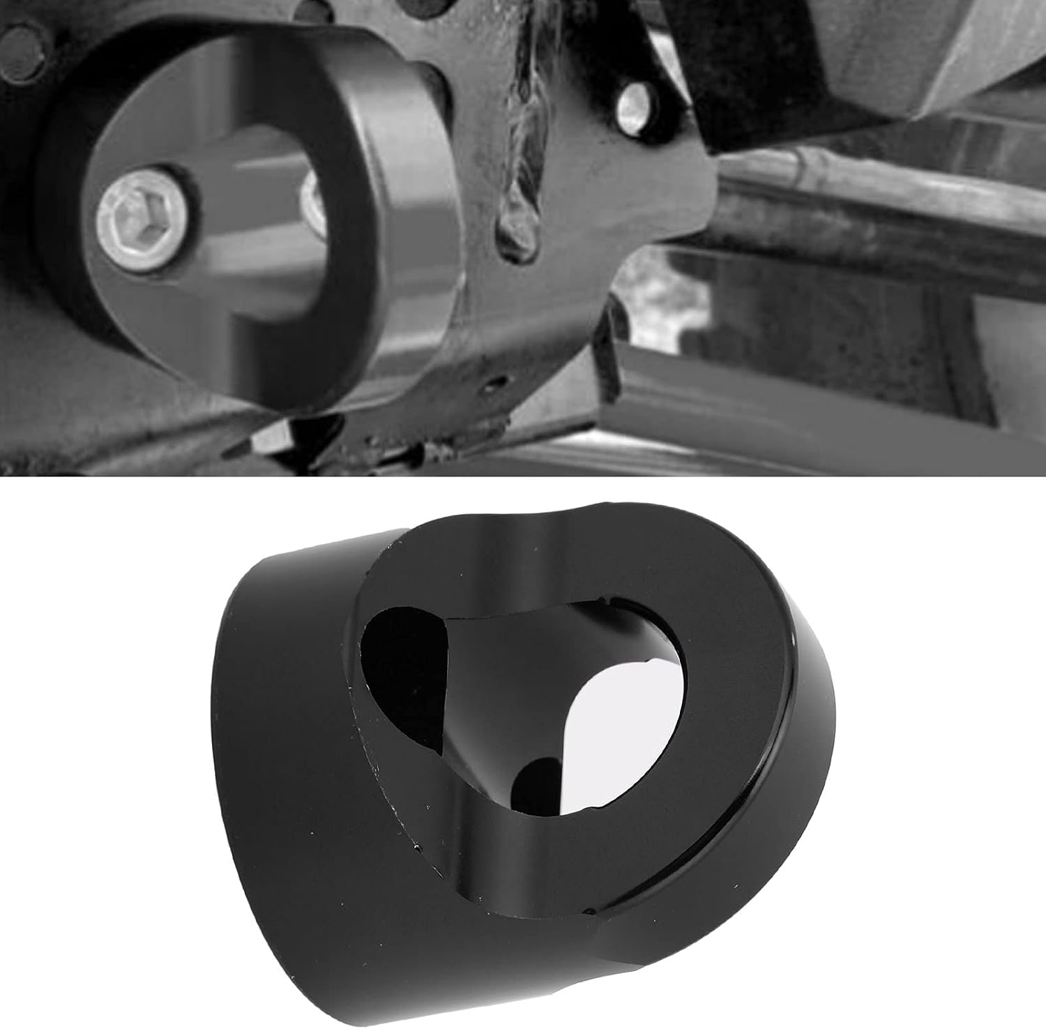 KIMISS Tow Hook Kit for Polaris General RS1 XP 1000 / Turbo, CNC Billet Front Drag Hook, Heavy Duty Metal Trailer Tie Anchor