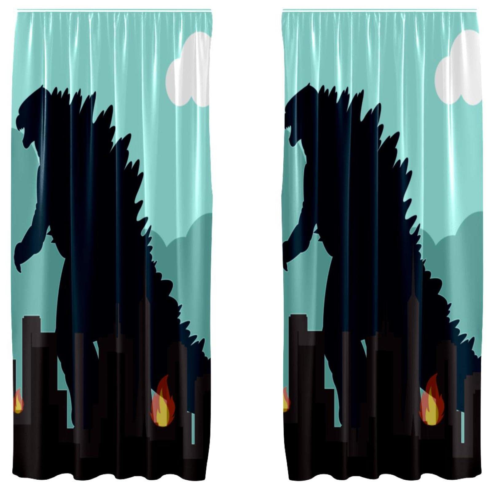 Cortinas de dinosaurios infantiles para llenar de luz y alegría el cuarto de los niños