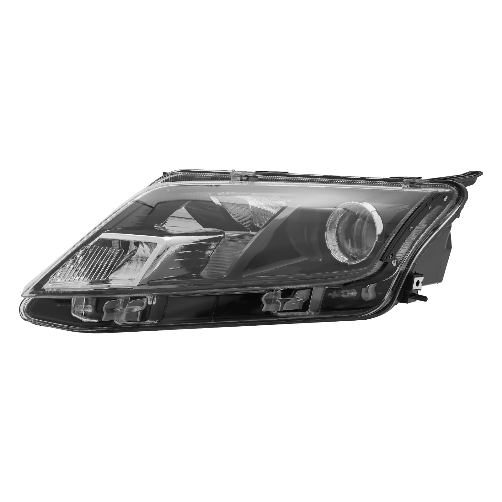 Headlight Assembly For Ford Fusion S/SE/SEL Sedan 4-Door 2.5L/3.0L 2010-2012 and For Ford Hybrid Sedan 4-Door 2.5L 2010-2012, Halogen Front Headlamp