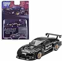 ミニカー LibertywalkGTR MINI GT 1/64 マツダ RX-7 LB-Super Silhouette リバティー