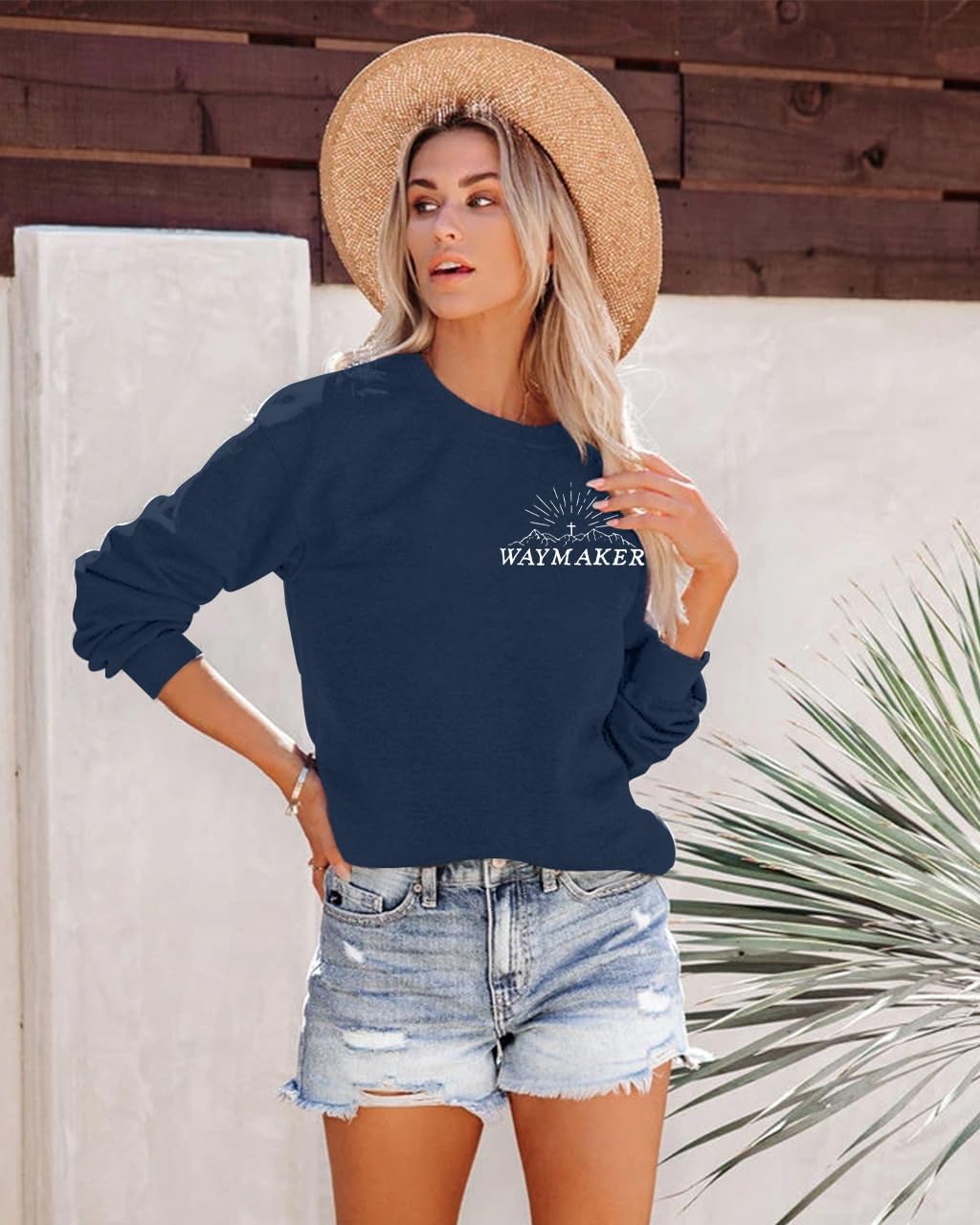 JINTING Christian Jesus Sweatshirt Women Religious Faith Sweatshirts Inspirational Waymaker Pullover Bible Verse Tops - Image 4