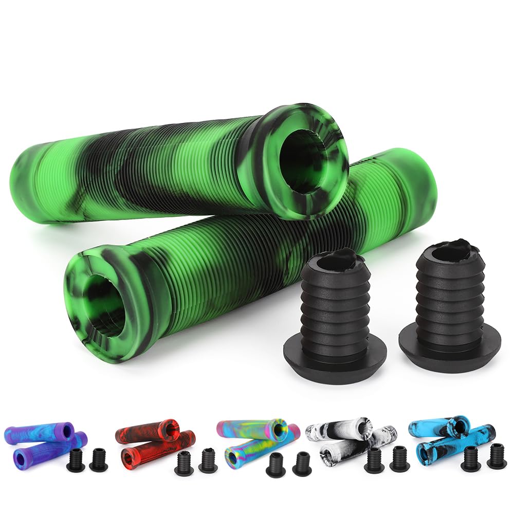 Puños para patinete – 145 mm Stunt Scooter Bicicletas Grips – Puños de manillar de color mixto para Stunt Scooter BMX MTB Bike